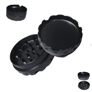 Moedor de Metal Preto Para Alho Temperos de Culinária
