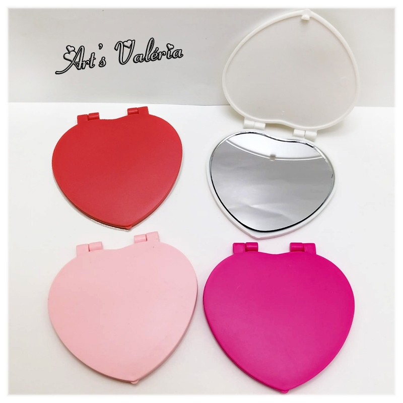 Kit 6 Espelhos Compactos Inspiradores - Presente Feminino Com Frases