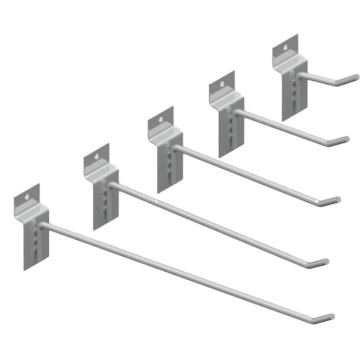 30 Gancho Para Painel Canaletado Diversos Tamanhos/Cores