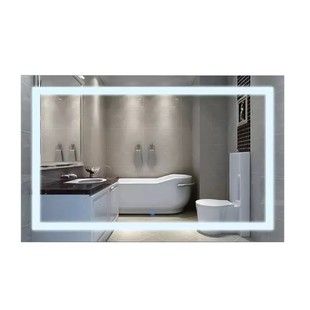 Espelho 50x60cm Jateado Led Touch