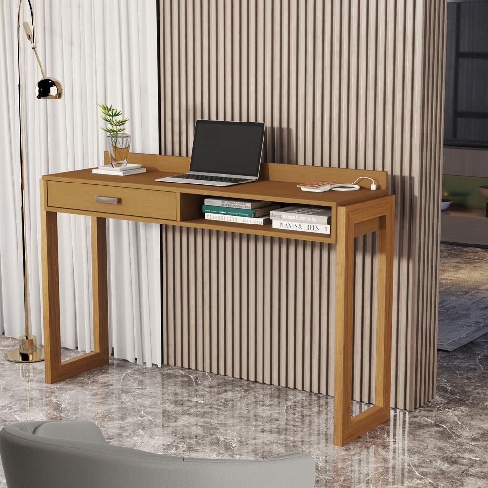 Escrivaninha Mesa para Notebook com Tomada USB