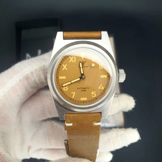Relógio Tandorio Automático 38mm Retrô couro