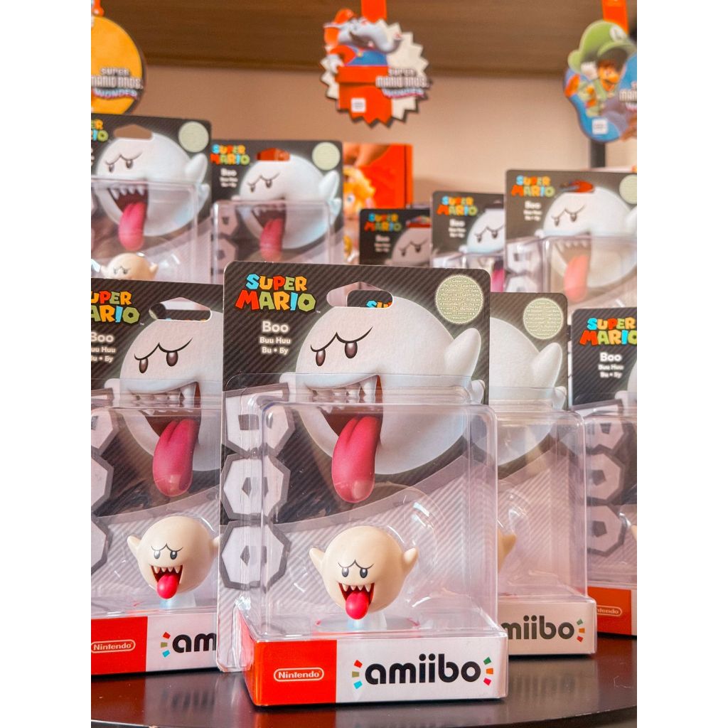 Amiibo Boo (Super Mario Series) - Nintendo - ORIGINAL | Shopee Brasil