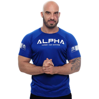 Camiseta Camisa Masculina ALPHA Dry Fit Academia Treino Fitness