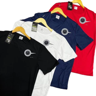 Kit 3 Camisetas Camisa masculina com logo Dry Fit Refletivo Treino Academia Refletiva Lisa
