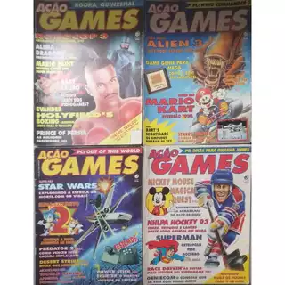 Revista Ação Games Antigas - Diversos Numeros