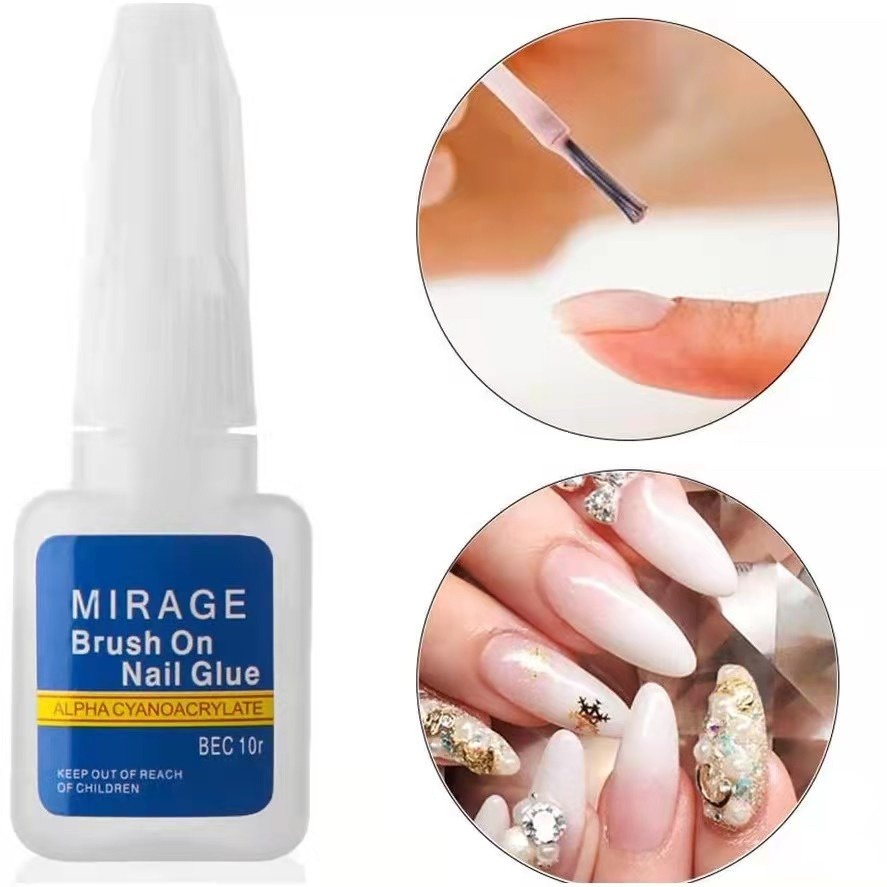 Cola Para Unha Postiça Original - MIRAGE - Tips Gel Acrigel Acrílica ...