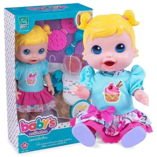 Boneca Baby Alive Comidinha Menina Come E Faz Caquinha C/Acessórios - Super Toys 318