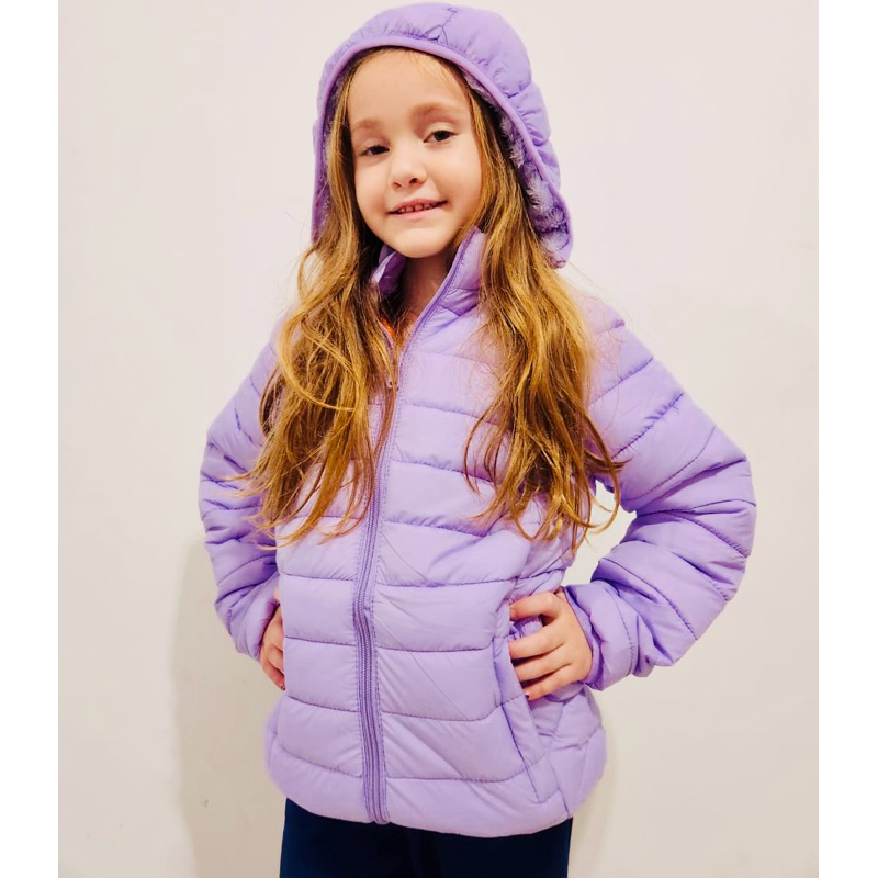 Jaqueta Feminina Blusa De Frio Juvenil Feminina Jaqueta Infantil Feminina  Com Zíper Flanelada Com Capuz