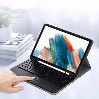 Capa Com teclado Compatível Com Galaxy Tablet Tab S6 Lite P610 P613 P615 Com Espaço Para a Caneta