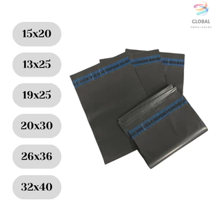 Kit 500 Unidades Envelope De Segurança Cinza Embalagem com aba adesiva 15X20,13X25,19X25,20X30,26X36,32X40