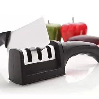 Amolador Afiador De Facas e Tesouras 3 Opções De Afiar Profissional em Oferta na Shopee