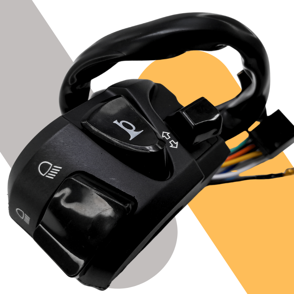 Punho de Chave de Luz Com Lampejador Completo Com Fiação Para Moto Titan150 160 Fan125 150 160 Start150 160 Twister250 Bros NXR150 160 XRE190