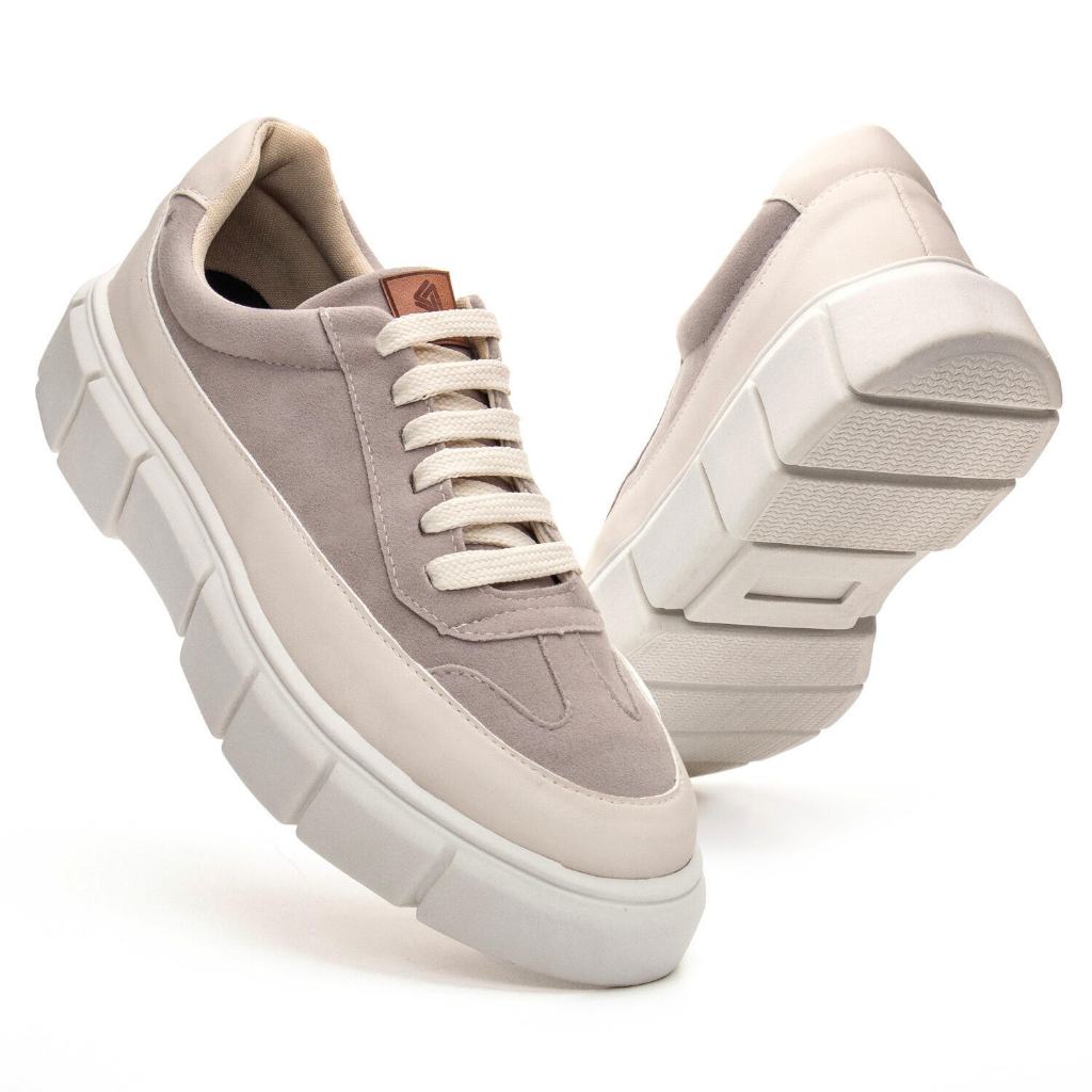 Sapato Masculino Plataforma Alta Modelo Moda Boss Estiloso Fique até 6cm Mais Alto Palmilha Confortável
