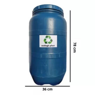 Barrica/ Tonel/ Tambor/Leiteira/Ração Bombona de 80 litros, para armazenar água, produto de limpeza e muito mais