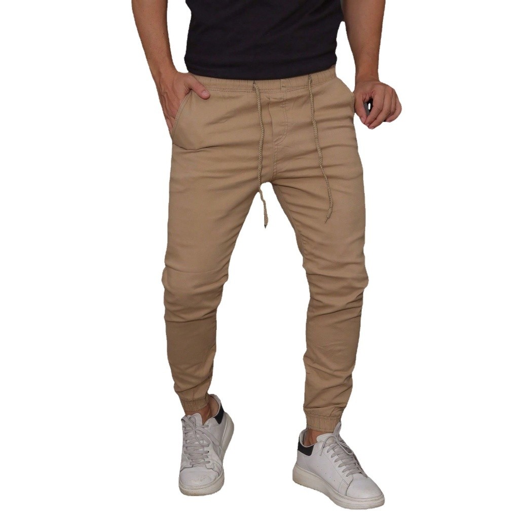 Calça Jogger Masculina Adulto Slim Moda Direto da Fábrica Joger Academia Com Punho