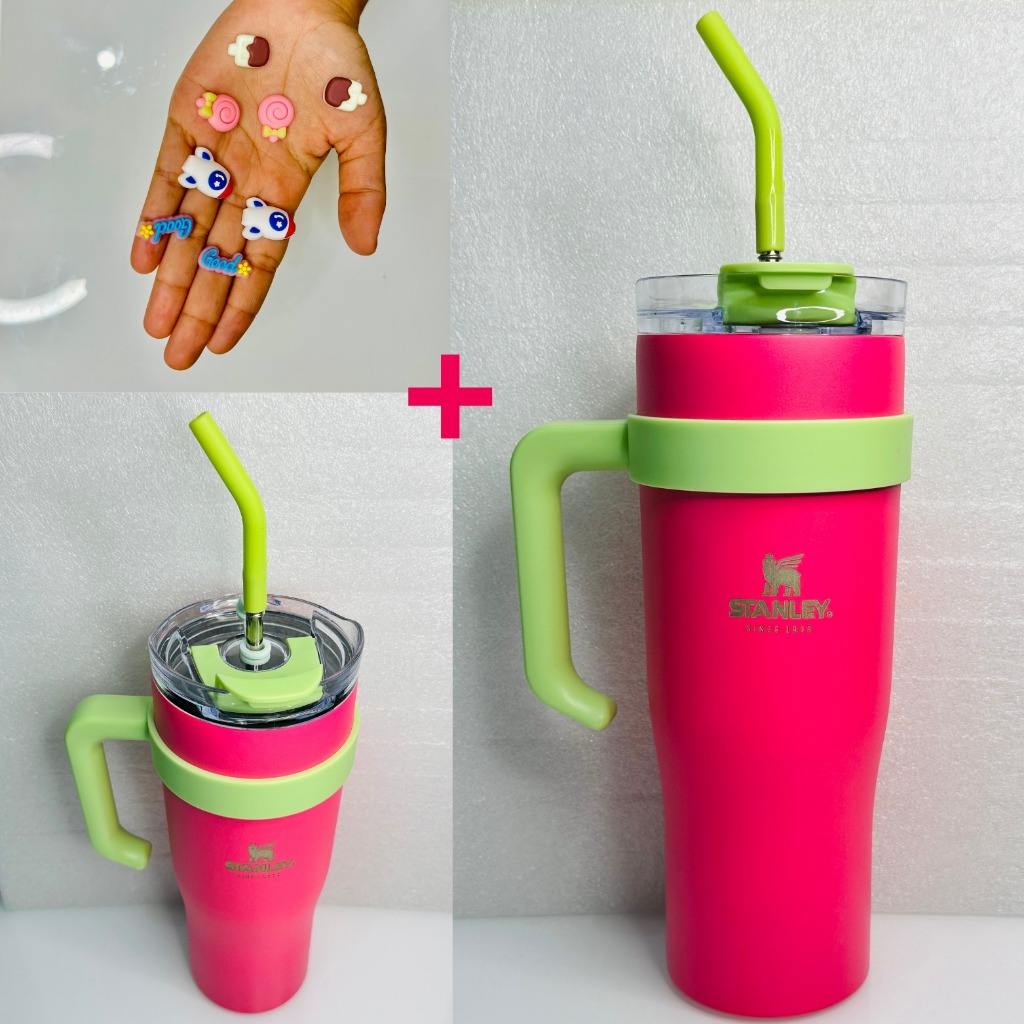 ENVIO IMEDIATO Copo Térmico Garrafa stanl… Com Tampa e Canudo 1.2Litro 1200ML ideal para Hidratação MODELO / Caneca térmica 1,2L TOP MEGA PROMOÇÃO