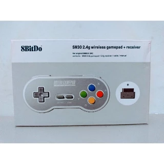Controle SN30 8bitdo sem fio para Super Nintendo