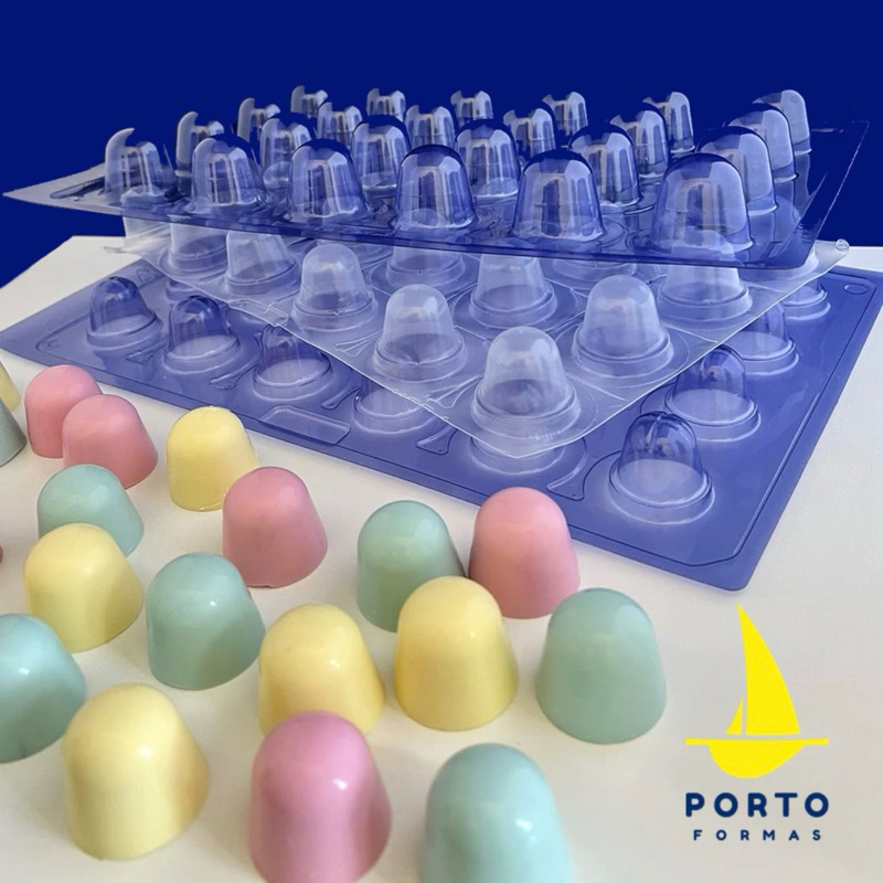 1~5 Forma Profissional Para Chocolate C/ Silicone Mini Trufa P202 Porto FORMAS//