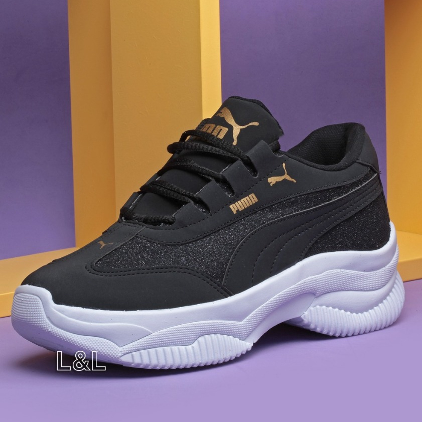 Tênis Feminino Plataforma Blogueiras Casual