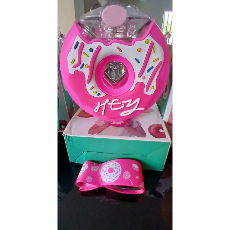 Garrafinhas Donuts Redonda com canudo 380ml