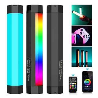LUXCEO P200 IP67 Tubo RGB à prova de chuva com bateria e ímã embutidos com controle de APP Luz de vídeo LED para iluminação de produto de foto de estúdio