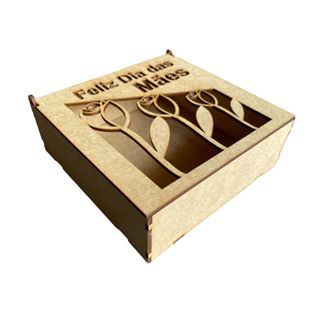 Caixa Caixinha Dia Das Mães MDF Kit 10 Unidades Lançamento em Oferta na Shopee