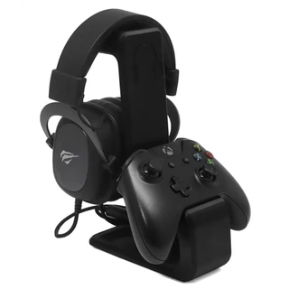 Suporte Para Um Controle Xbox E Suporte Para Fone/headset