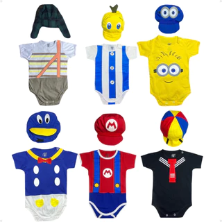 Roupa De Bebê Body Temático Personagens Mesversario Fantasia
