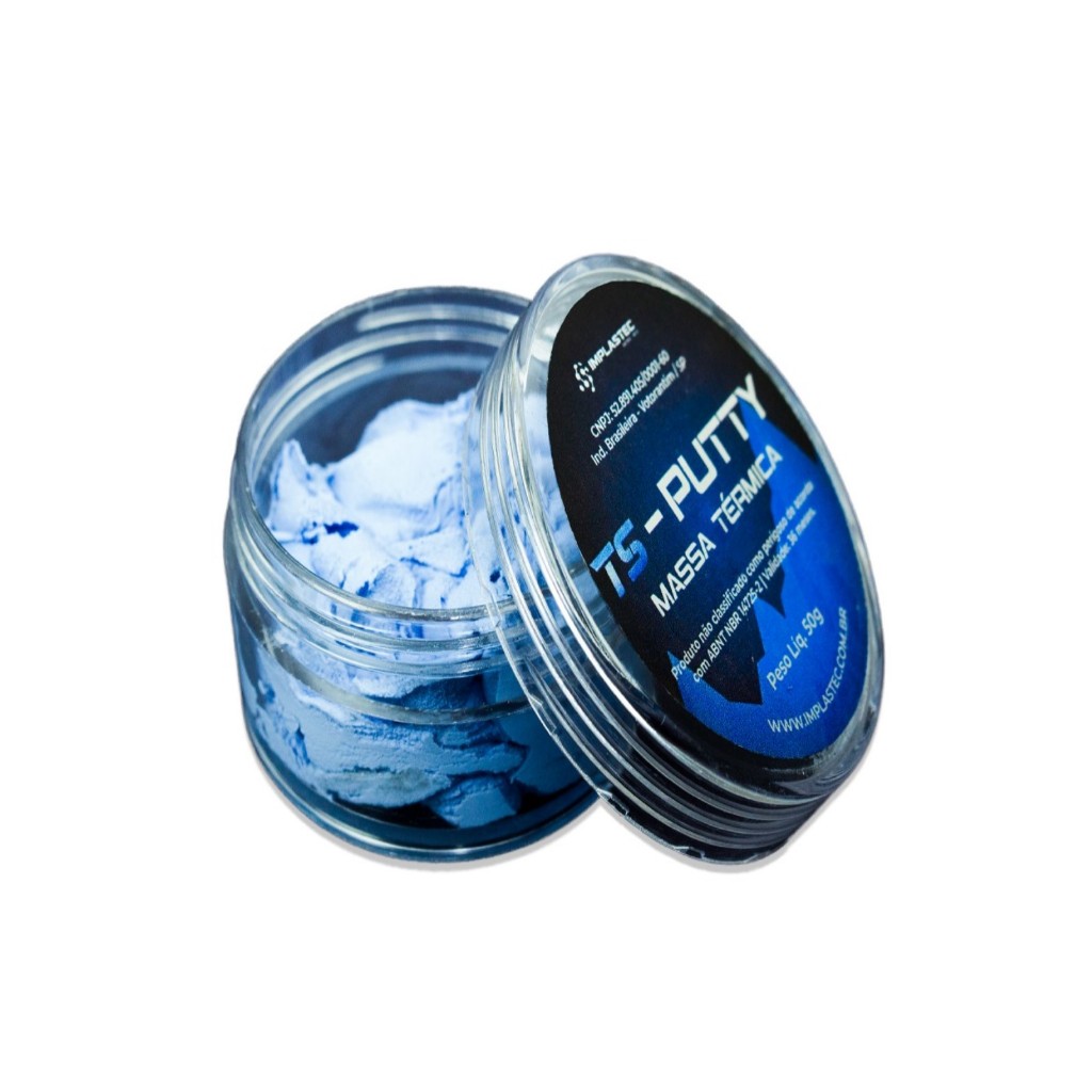 Massa Termica Implastec Ts Putty 50g 12,8 Wmk Thermal Putty para substituição de Thermal Pad
