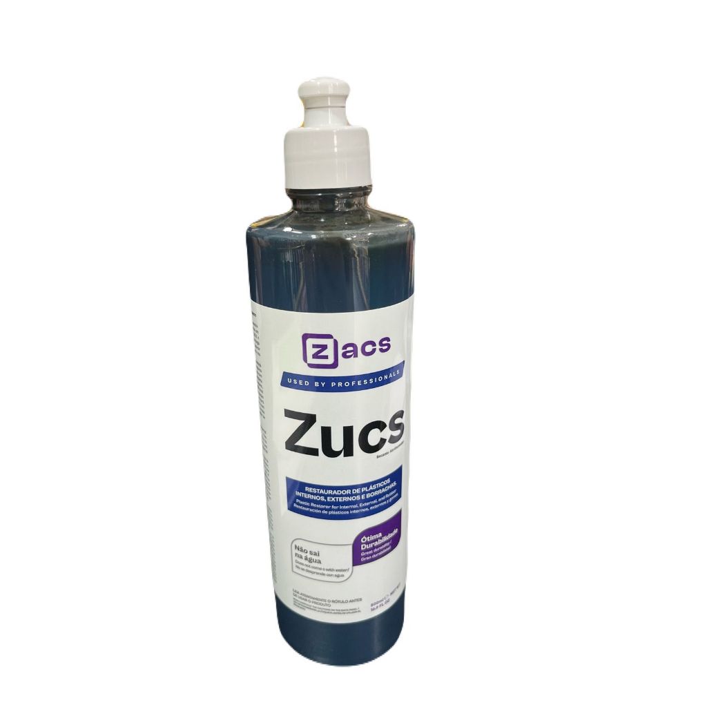 Zucs Restaurador De Plástico Interno Externo Zacs 500ml | Shopee Brasil