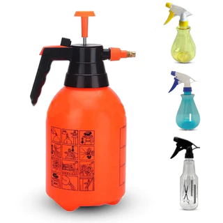 Borrifador Spray Pulverizador Frascos Resistente 500ml/2 Litros Manual Jato Continuo de Válvula Pressão Plástico Pressão Multiuso Uso Geral Névoa Cozinha Cabeleireiro Profissional Salão Barbearia Promoção