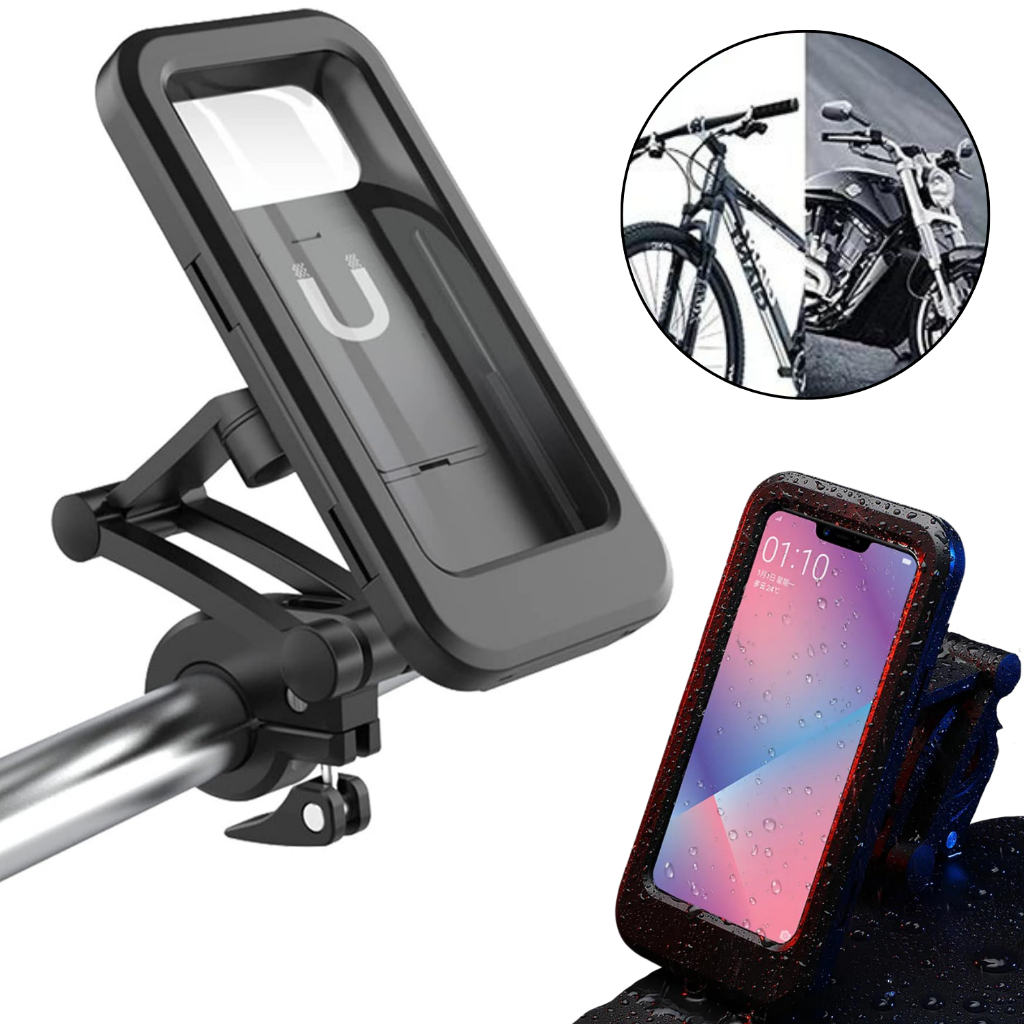 Suporte Celular Moto E Bike Impermeável Antiqueda Universal Antifurto Lançamento
