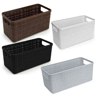 Cesto Juta Para Organização Médio Decoração Organizador - Nitron em Oferta na Shopee