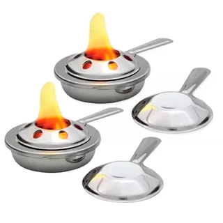 Fogareiro Espiriteira Inox a Álcool para Rechaud em Oferta na Shopee