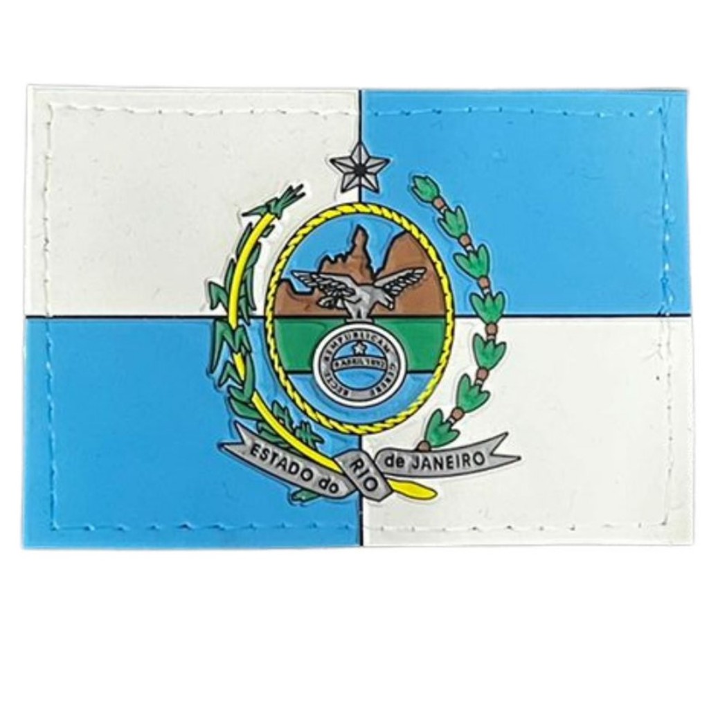 Patch Bandeira do Rio e Janeiro com Velcro | Shopee Brasil