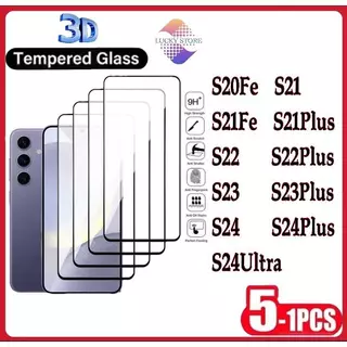 Película de Vidro Temperado 3D Samsung S20FE S21 S21FE S21PLUS S22 S22PLUS S23 S23PLUS S23FE S24 S24PLUS S24ULTR