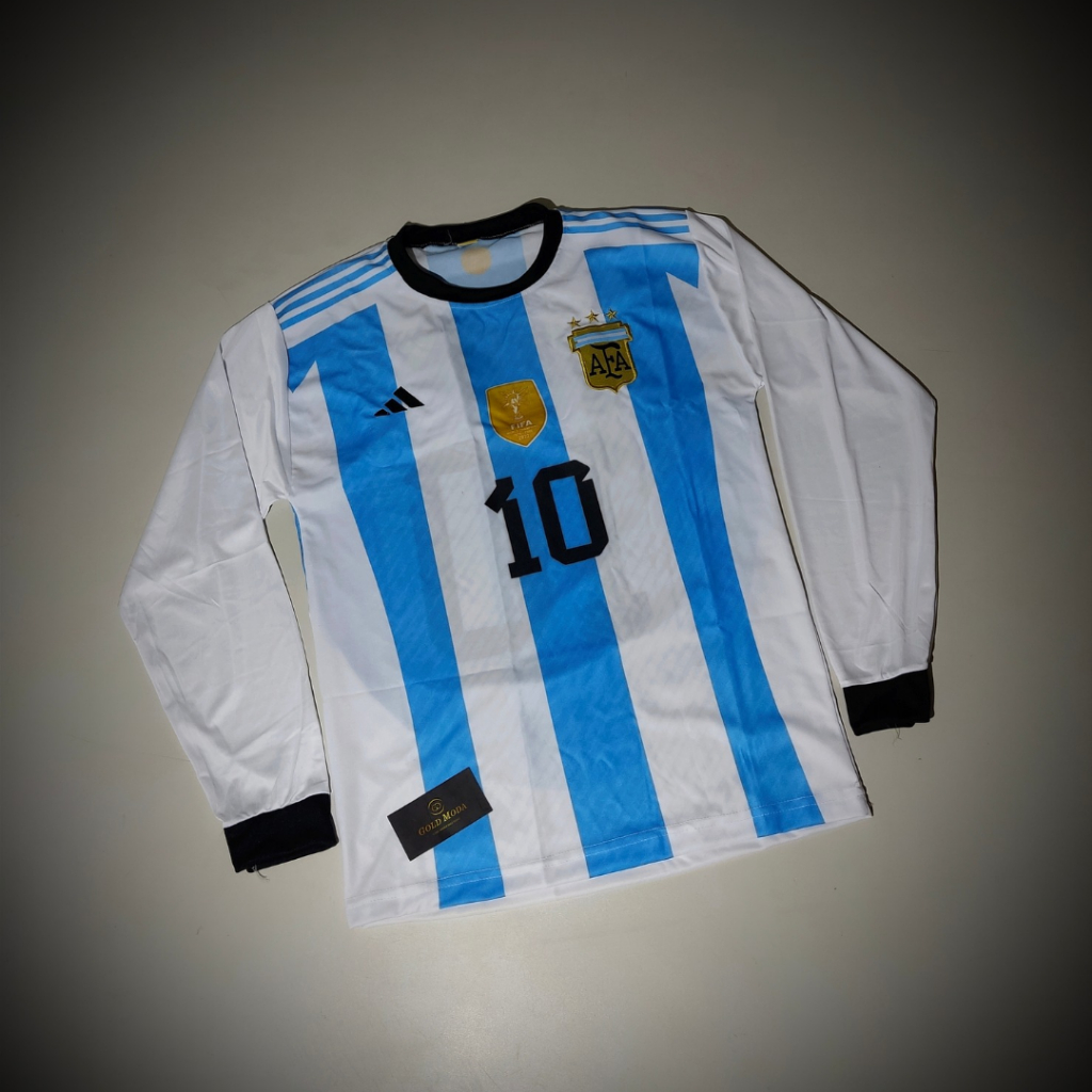 CAMISA DA ARGENTINA MANGA LONGA 1° LINHA ( PRÓ )