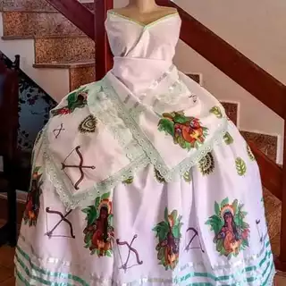 vestido baiana personalizada lançamento de cabocla- Oke!
