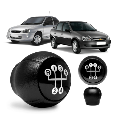 Bola Manopla Câmbio Corsa Wind Classic Astra Montana Vectra Meriva Preta