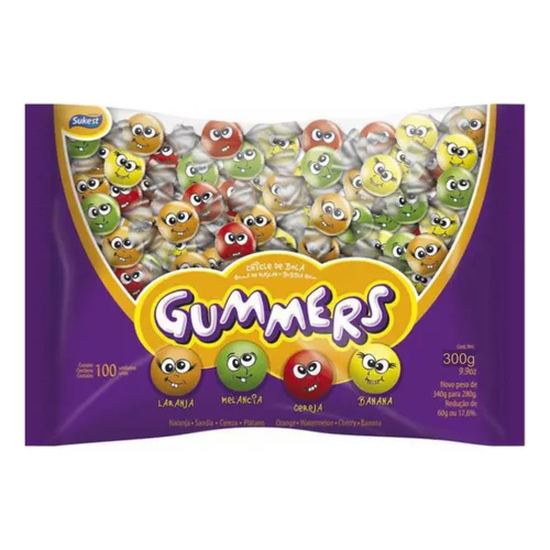 CHICLETE SUKEST GUMMERS PC 100UN