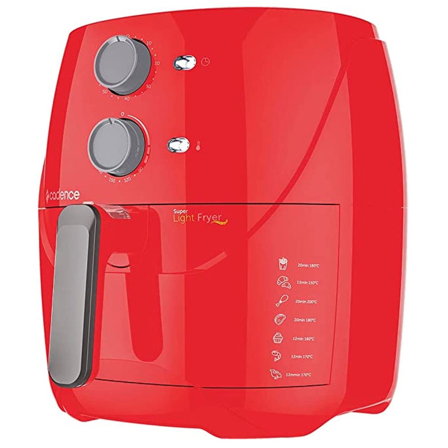 Fritadeira Air Fryer Elétrica FRT551 3,2L Cadence Vermelho 110v
