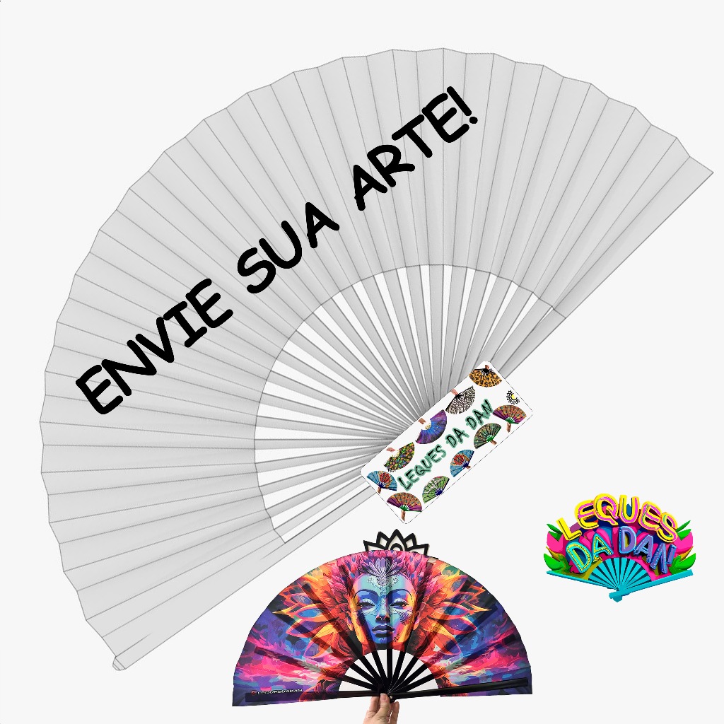 LEQUE PERSONALIZADO PEQUENO (50 unidades) envie sua arte ou escolha uma ...