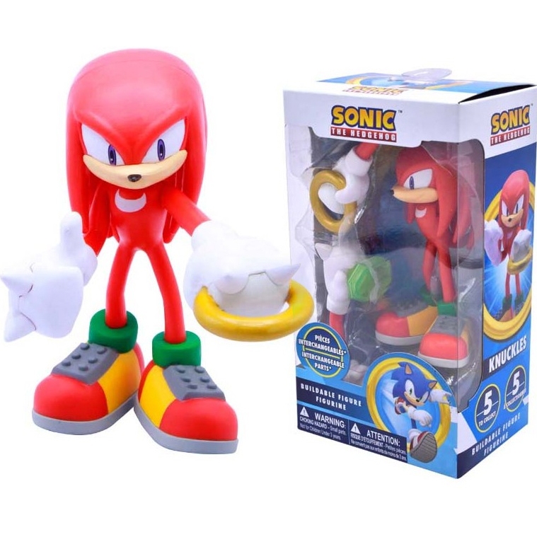 Boneco Sonic The Hedgehog Knuckles Just Toys Sega Oficial Original ...