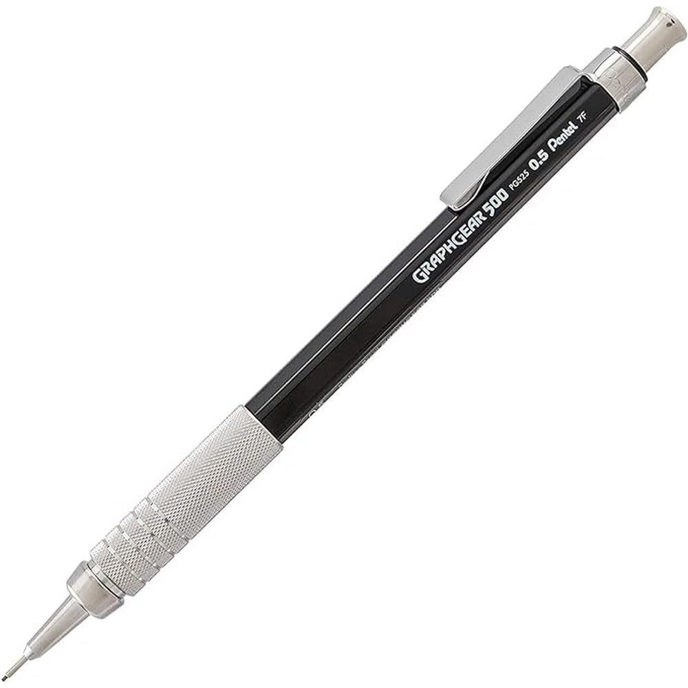 Lapiseira Pentel Graphgear 500 Preta Pg525-a - 0,5mm