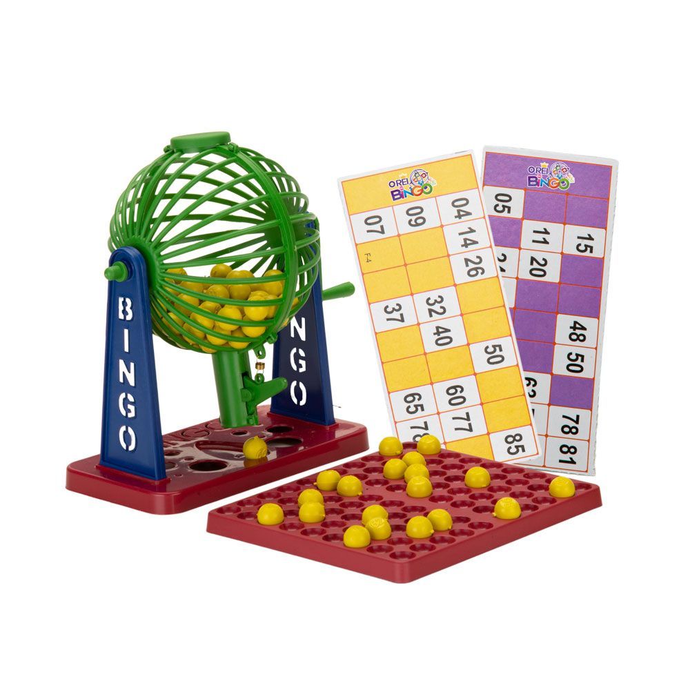 Bingo Infantil Completo Brinquedo Globo Cartelas E Bolinhas | Shopee Brasil