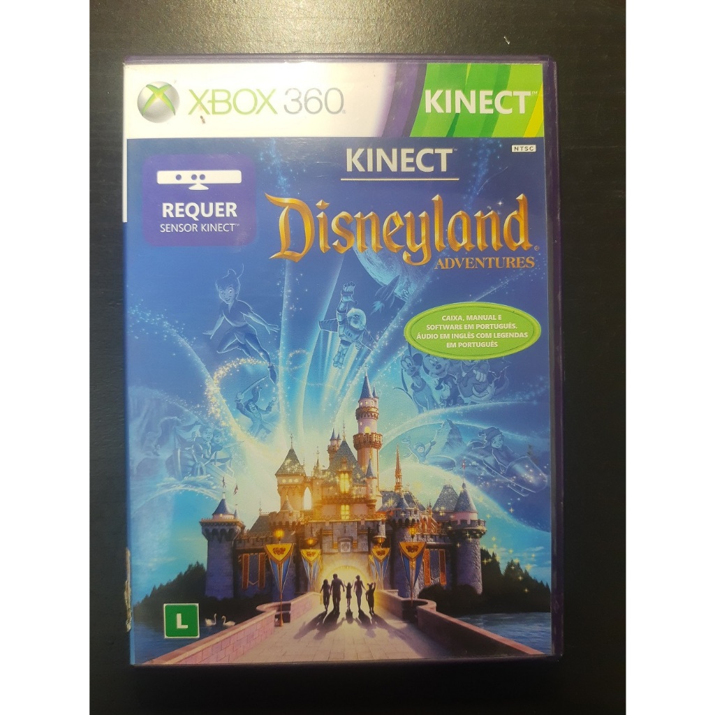 Kinect Disneyland Adventures Xbox 360 - Mídia Física Original | Shopee ...