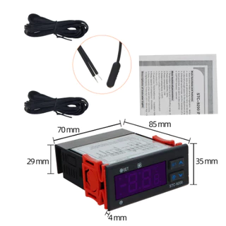 Controlador Temperatura Equivalente TC900E - EK3030 - STC9200 Congelado com Degelo Forçado Bivolt com Duplo Sensor