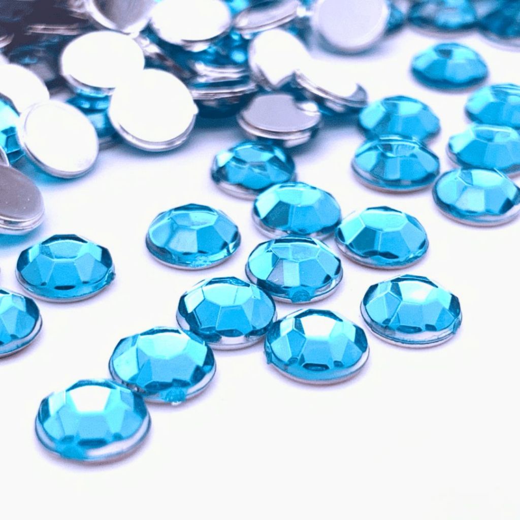Chaton Modelo Diamante 6mm - Azul - 15g - Base Reta (+/- 250 unidades ...