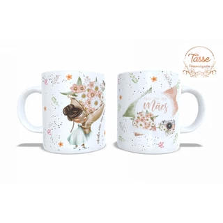 Caneca Personalizada Feliz Dia das Mães Especial Presente Mamãe Te Amo Qualidade Altíssima Mod 143